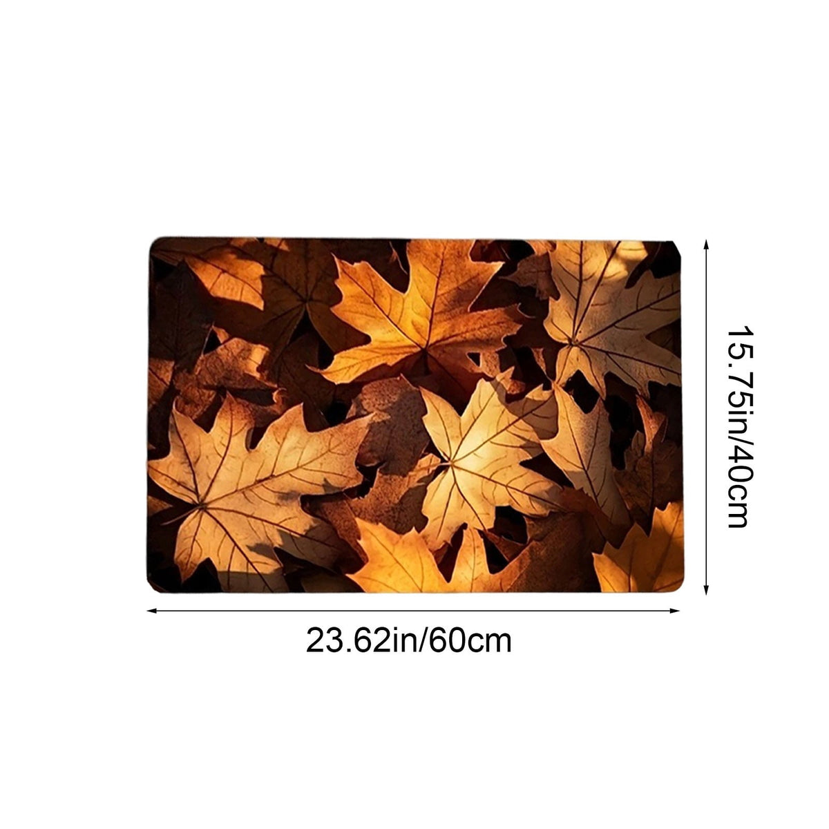 AYktou Fall Bathroom Rugs, Halloween Maple Leaves Pumpkin Kitchen Mats for Floor Warm-Colored Area Rug Thanksgiving Decor Carpets, Home Fall Holiday Party Harvests Grateful Blessed Doormat
