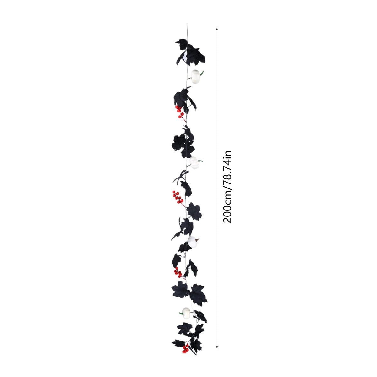 CuiLiyq Halloween Tinsel Garland, 78.7 Inch Black Purple Silver Foil with Bats and Ghosts, Party Decor for Mantel, Staircase, Doorway