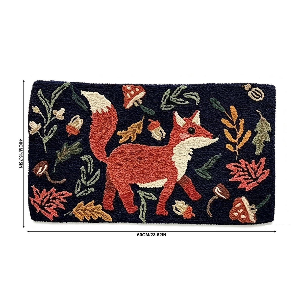 Halloween Pumpkin Doormat, Soft Non-Slip Indoor Outdoor Welcome Rug for Entryway Porch and Front Door
