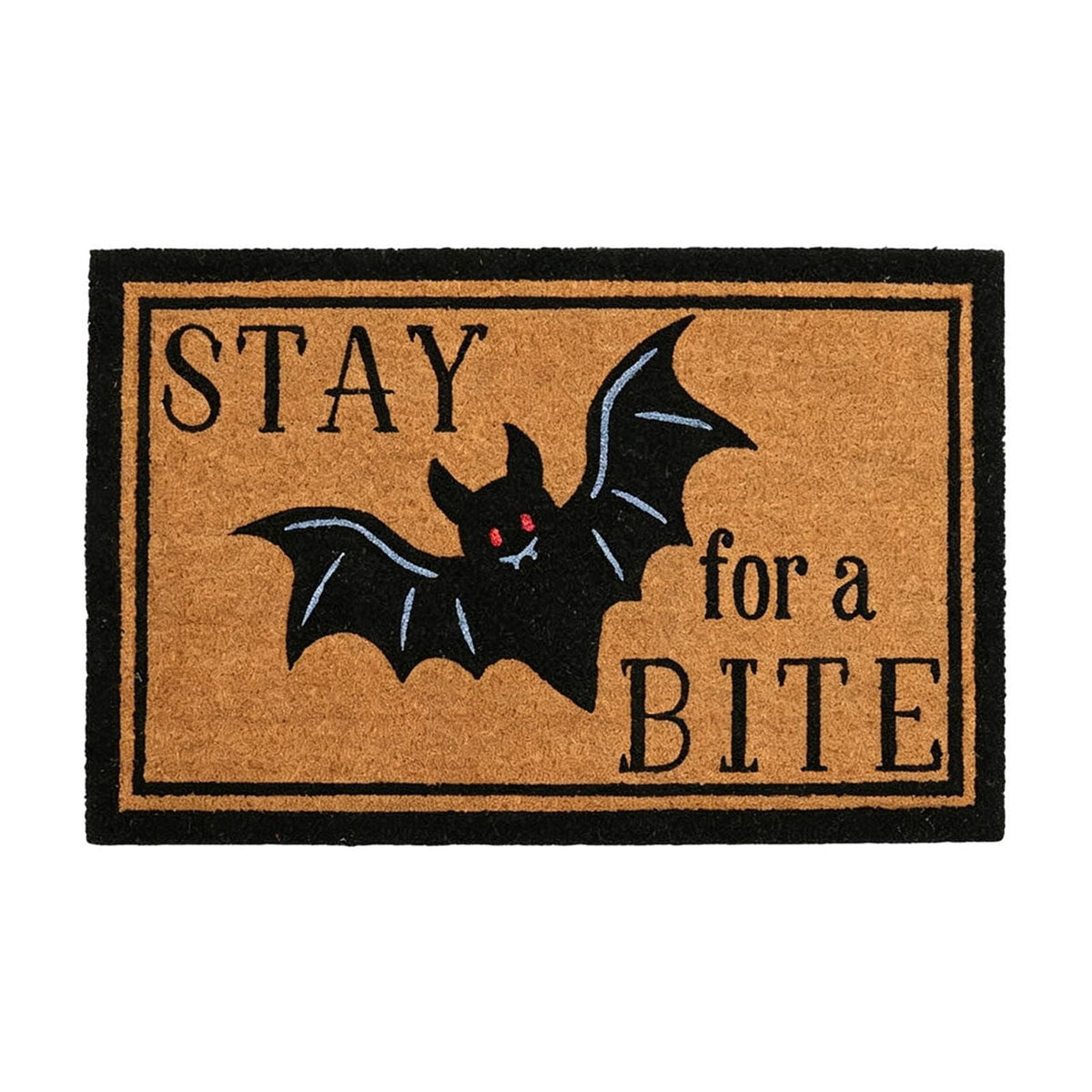 Fall Pumpkin Coir Doormat, Oh My Gourd Anti-Slip Front Door Mat Vintage Harvest Thanksgiving Halloween Entryway Floor Rug