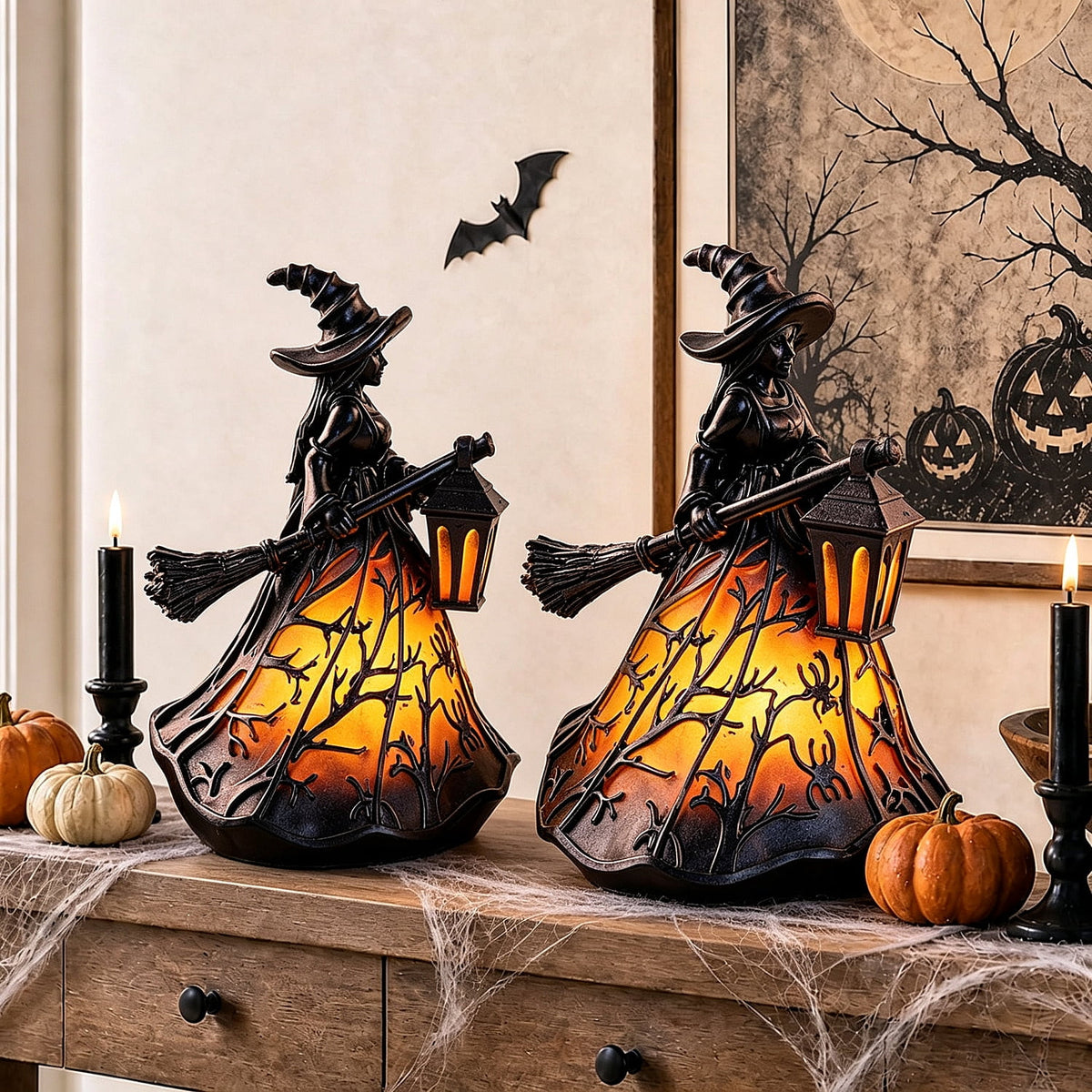 Gifts Under $20 Ghost Campfire Night Light, Flickering Flame Nightlight, Halloween 3D Cute Spooky Marshmallow Ghost Decoration for Bedroom, Spooky Season Home Halloween Decor for Ki*ds Adults