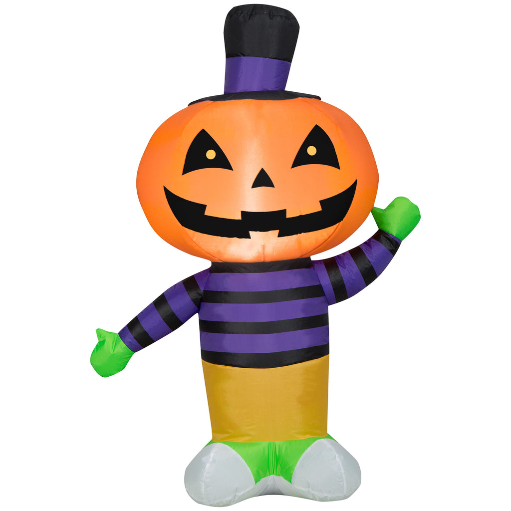 Airblown Inflatables Traditional Jack-O'-Lantern, 4'