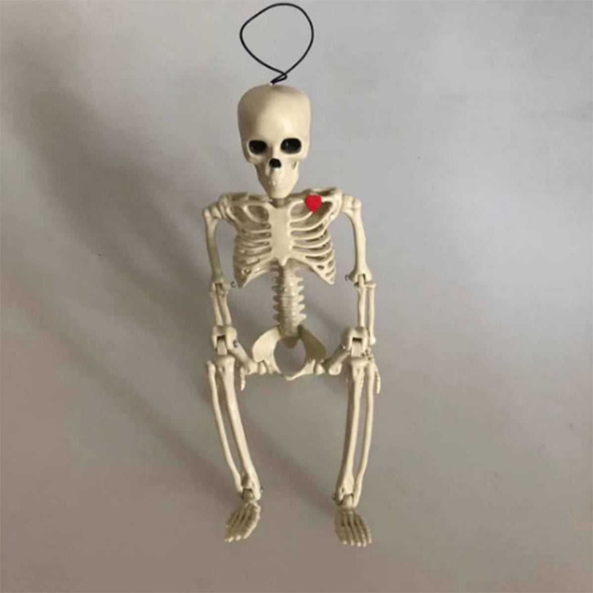 Poseable Halloween Skeleton with Flexible Joints, Sturdy Indoor/Outdoor Party Decor