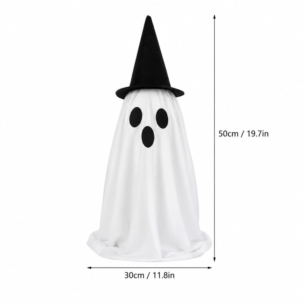Halloween Decorations Indoor Light Up Ghosts with Bow, Easy to Assemble Light Up Spooky Ghosts Decoration Halloween Party Decorations for Porch Yard Mantel Home