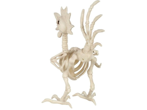 12 1/2" Rooster Skeleton Halloween Tabletop Decoration