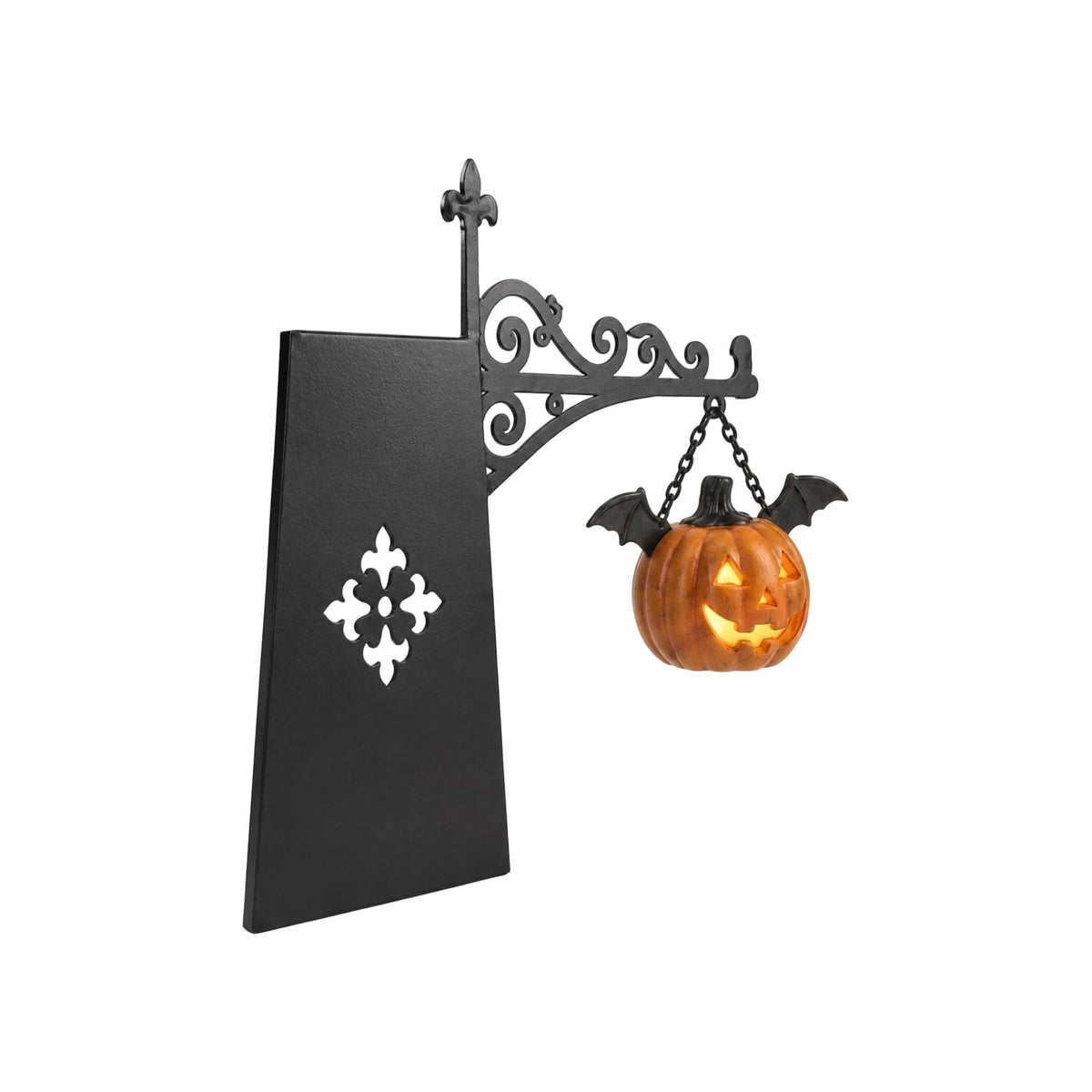Diceymbol 11.81 Inch Halloween Ghost Night Light, Witch Hat Ghost Lamp with Jack O Lantern, Halloween Decorations Indoor for Table Mantel Party Decor