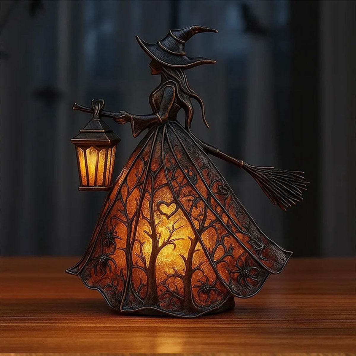 Halloween Ghost Night Light, Cute Ghost Playing The Guitar Lamp, Ghost Warm Lighted Figurine Lamps for Party Bedroom Study Room Home Dorm, Halloween Decor Indoor