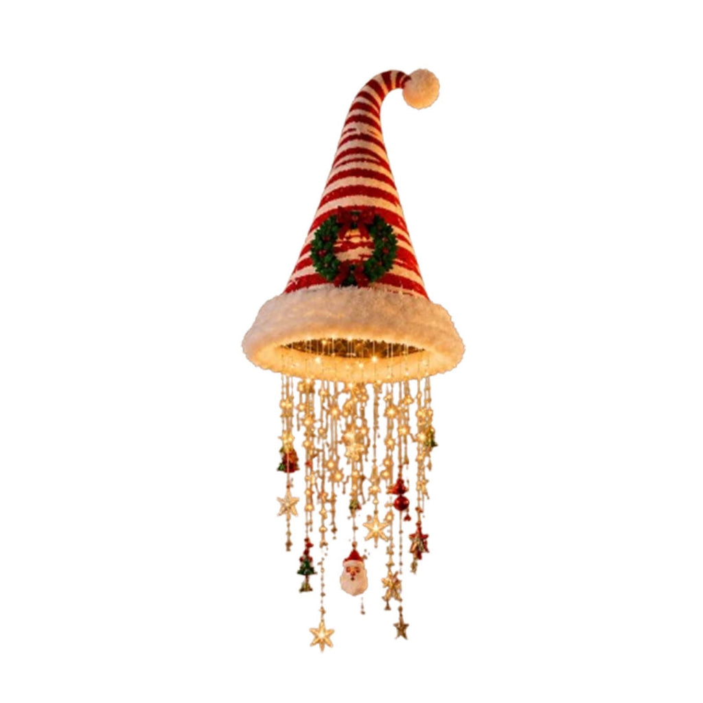 Stijggn Witch Hat Lights Halloween Glowing Lights, Waterproof Hanging Witch Hat Decorations, Warm Light Festival Ornaments for Indoor Outdoor Yard Garden Party Halloween Decor