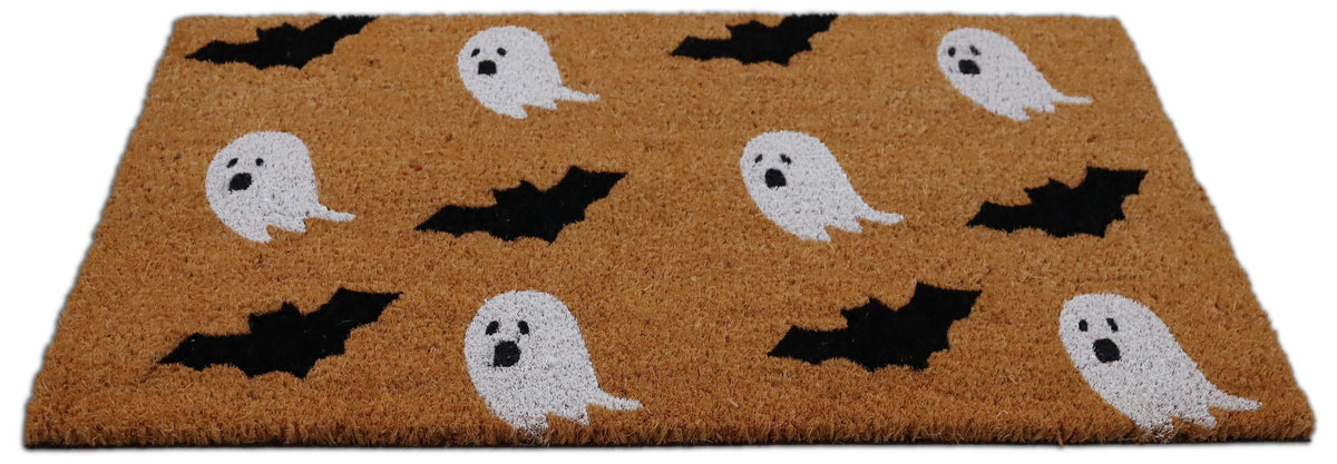 18x30 inch Boo Coir Mat, Halloween Outdoor décor, by Way to Celebrate