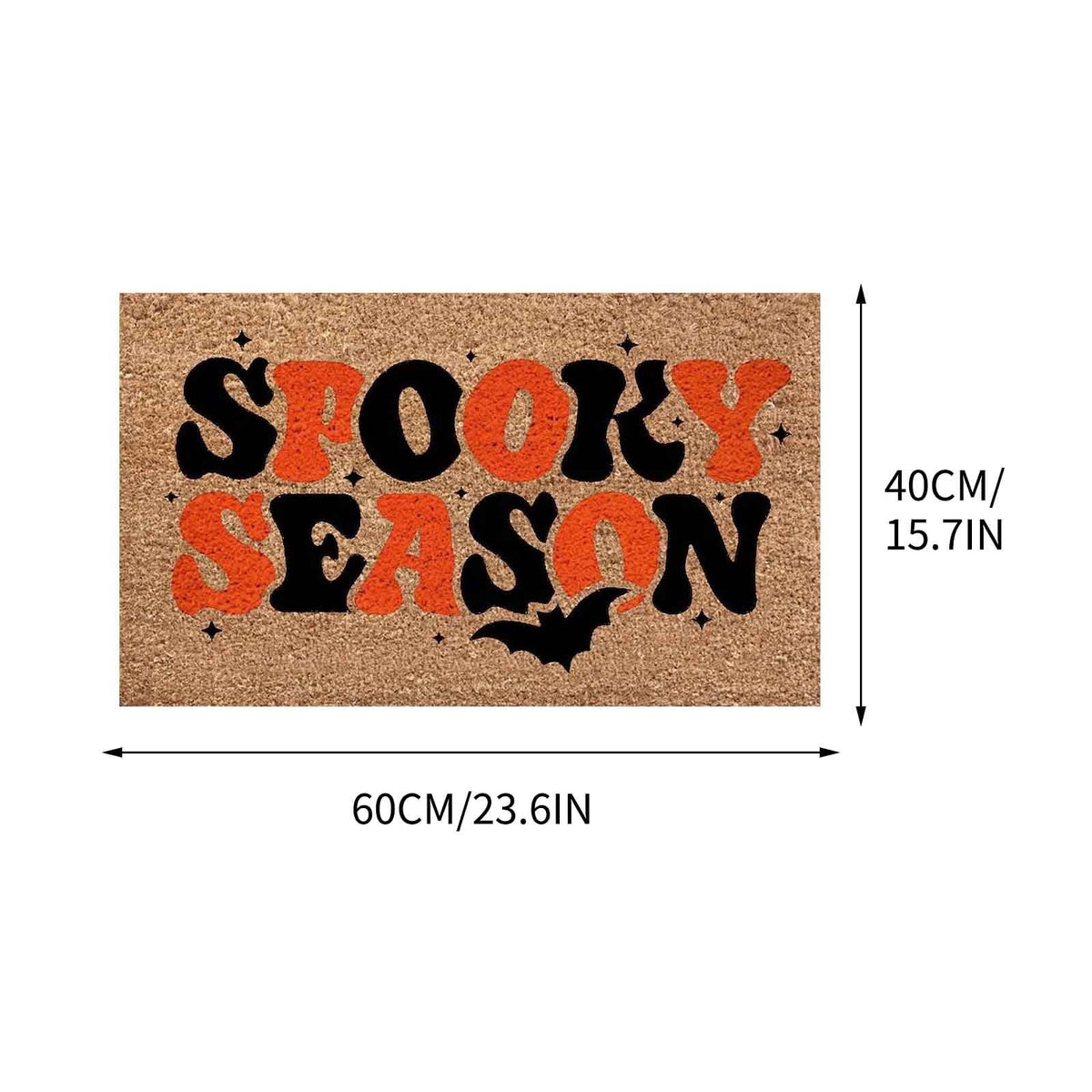 Halloween Kitchen Mat Halloween Printed Carpet Non-slip Entry Door Entry Mat Absorbent Bathroom Kitchen Entryway Mat 40*60cm
