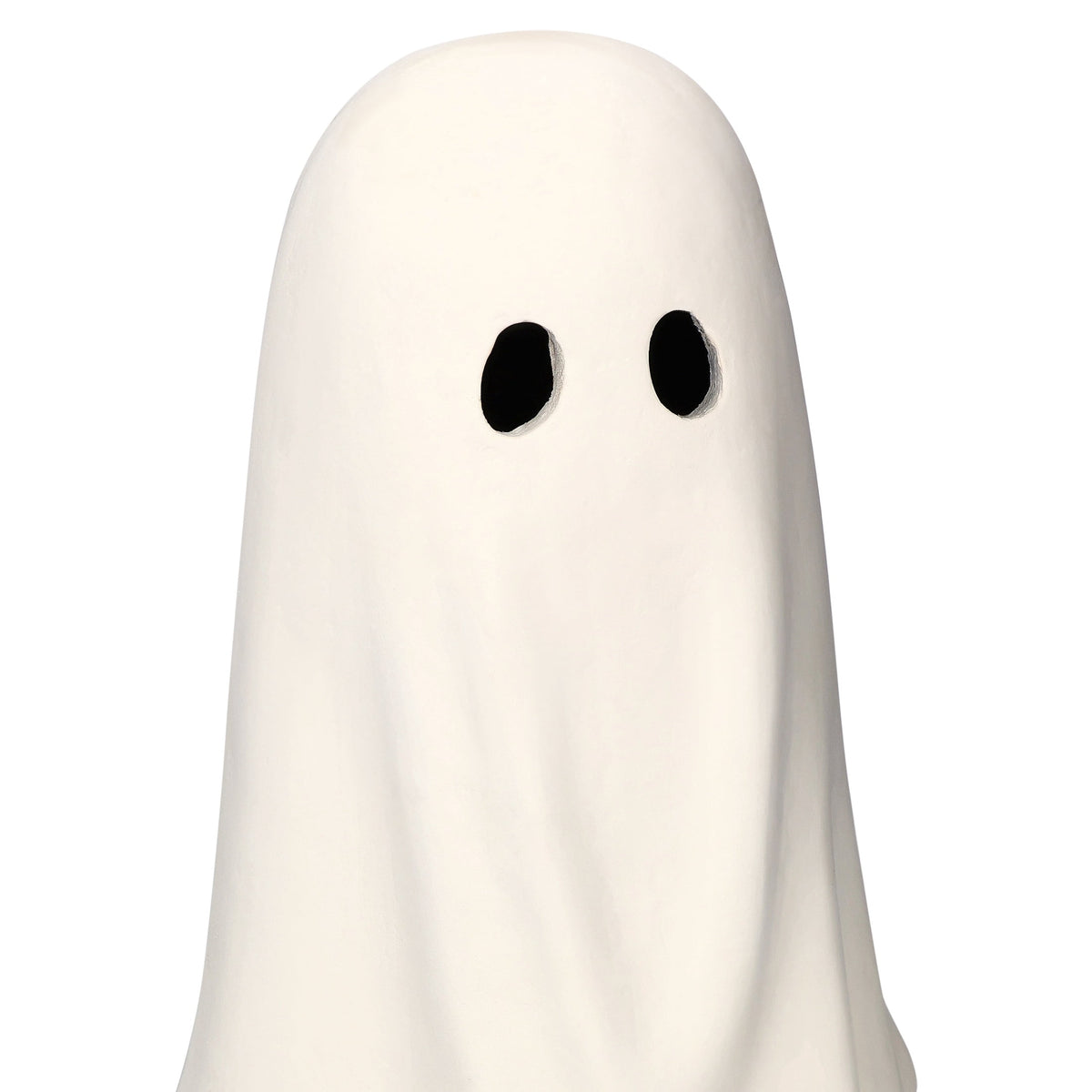 Paper Mache Ghost Decoration, Black, 10.9", Halloween by Way To Celebrate