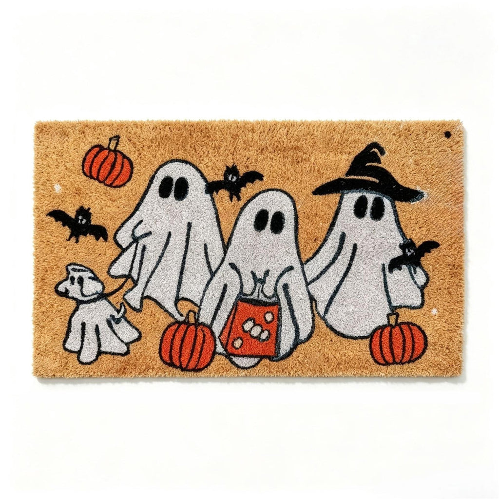 Halloween Door Mat Classic Print Skidproof Mat 15.75x23.62in Polyester Skidproof & Dirt Trapping for Front Door Porch Entryway by MPOISVA