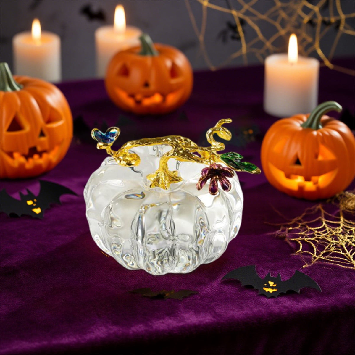 Resin Halloween Ghost Figurine, 10cm Black Spooky Ghost Statue for Mantel Tabletop Centerpiece Porch Indoor Cute Halloween Decor