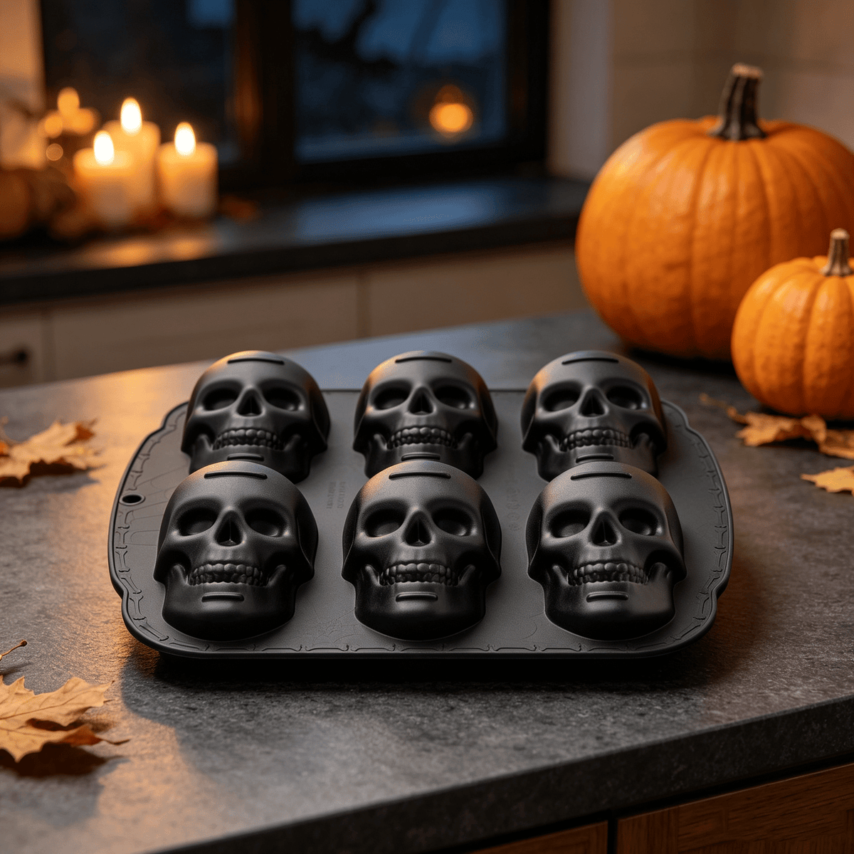 XGFHYJEH Halloween Decorations LED Candle Lights, 3pc Pumpkin Lantern, Halloween Indoor Decor, Halloween Table Decoration Ornament for Home Room Party