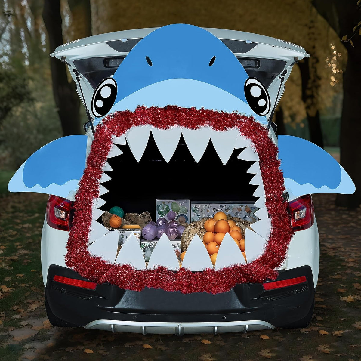 Joyfy Halloween Trunk or Treat Car Decorations Kit,Halloween Car Decorations Car Archway with Happy Halloween Theme
