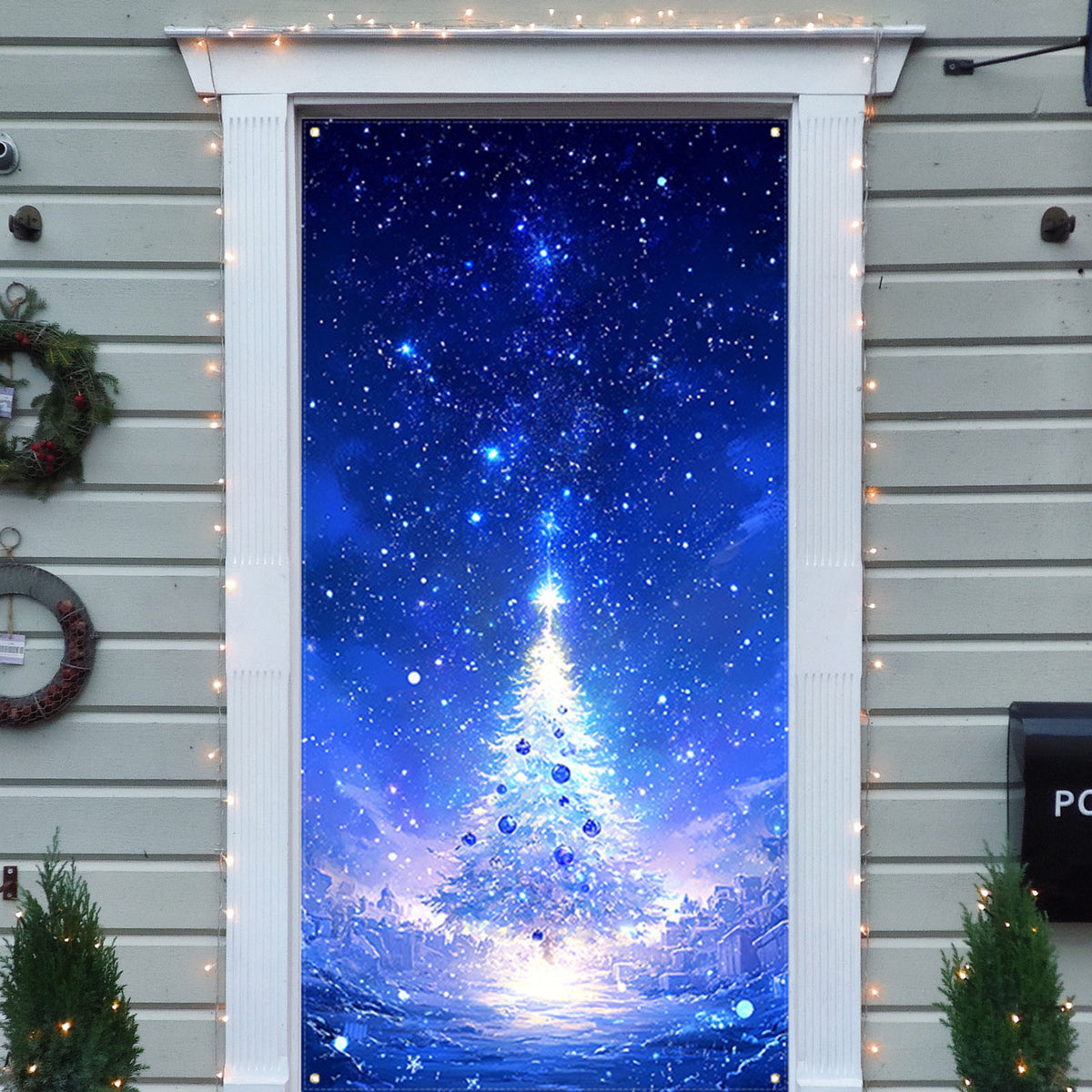 DAMAI Halloween Door Hanging Curtain Party Festival Scene Layout Supplies Decorative Porch Hanging Cloth