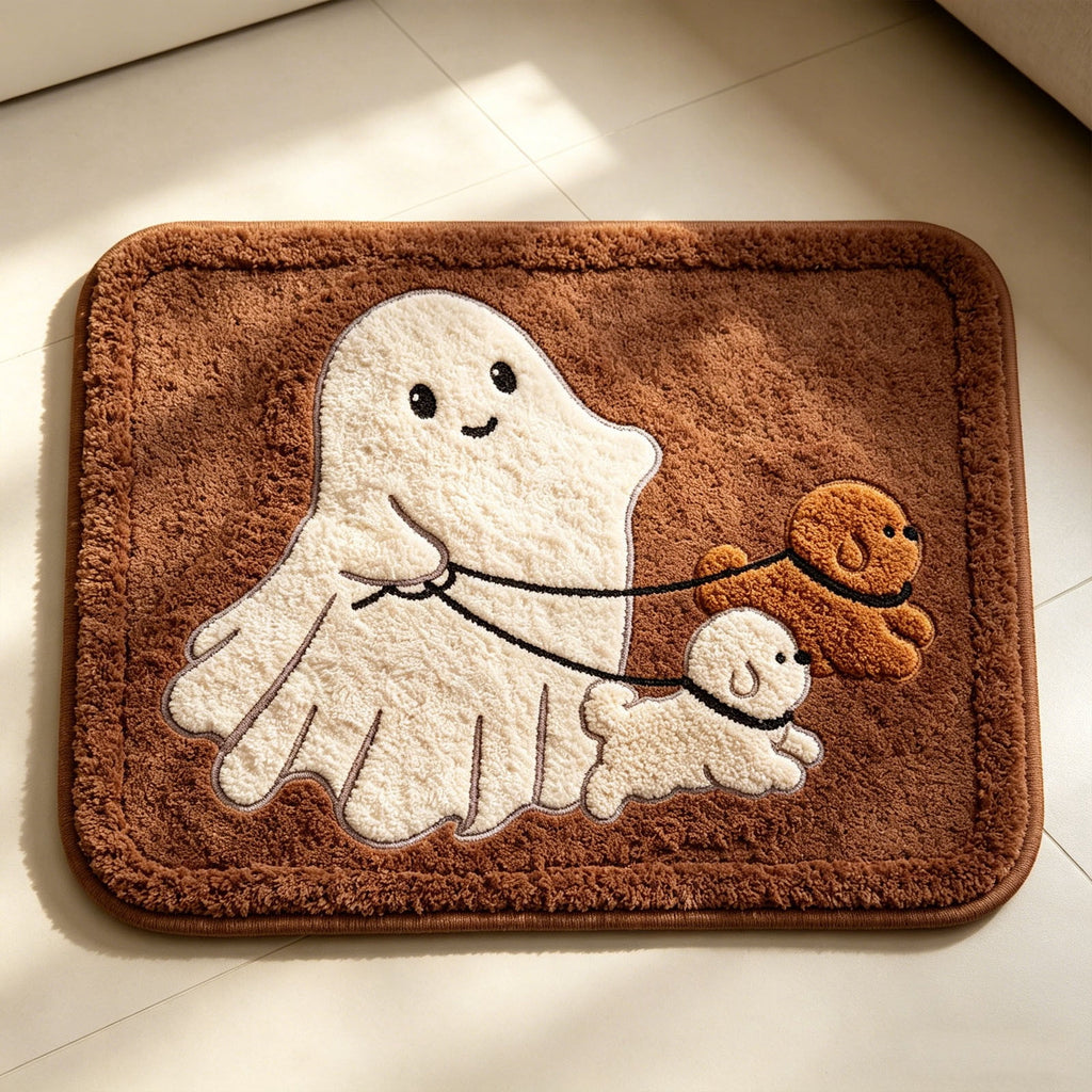 BZPIZ Halloween Cute Pumpkin Door Mat for Front Door, Doormat Outside Entrance, Halloween Decor for Porch and Entryway, Indoor & Outdoor Use Orange