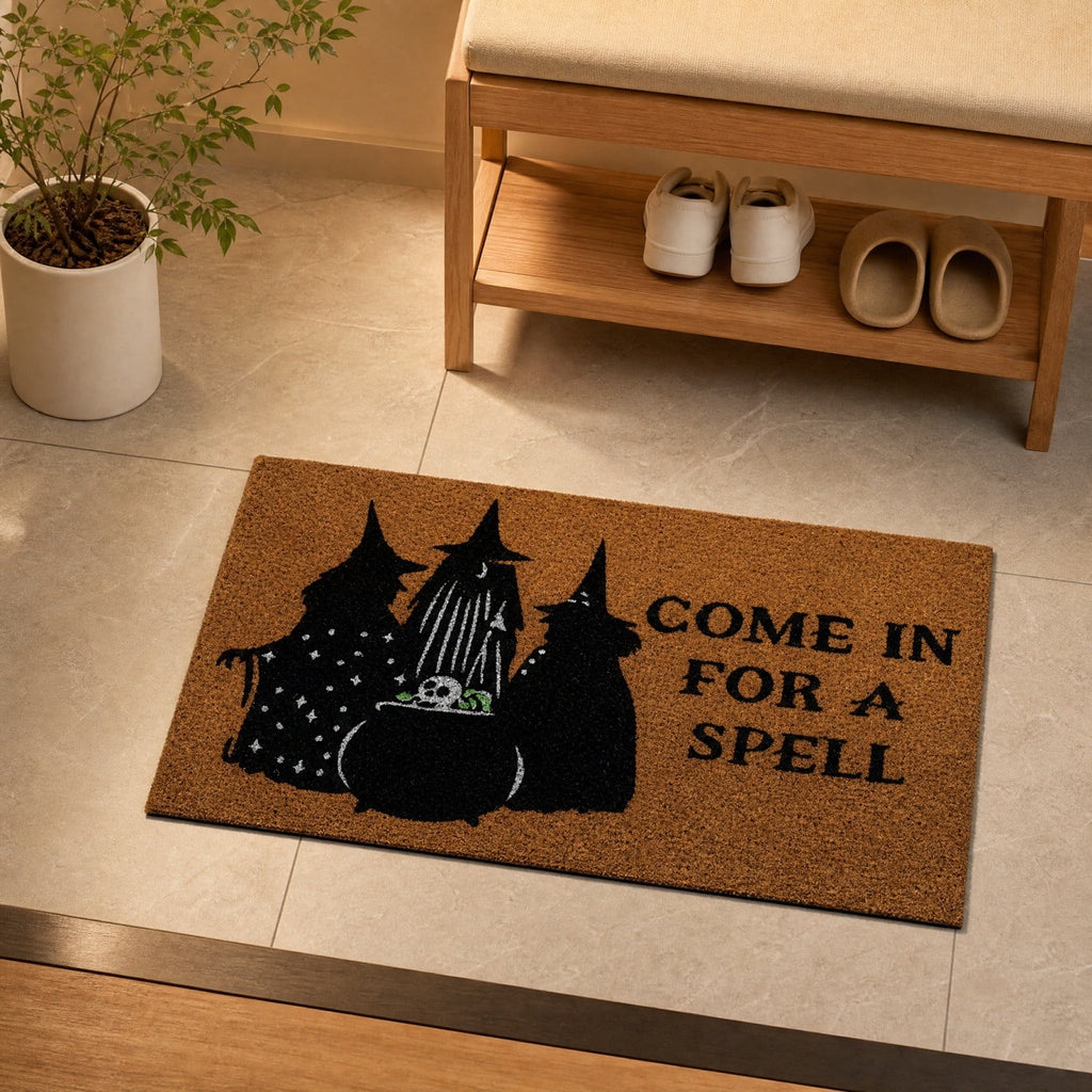 Halloween Door Mat Classic Print Skidproof Mat 15.75x23.62in Polyester Skidproof & Dirt Trapping for Front Door Porch Entryway by MPOISVA