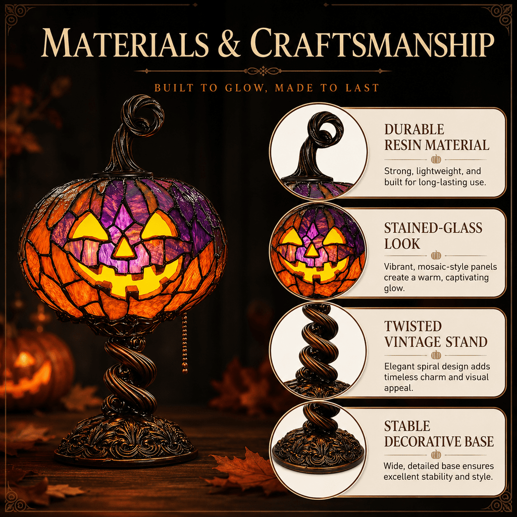 Diceymbol 11.81 Inch Halloween Ghost Night Light, Witch Hat Ghost Lamp with Jack O Lantern, Halloween Decorations Indoor for Table Mantel Party Decor