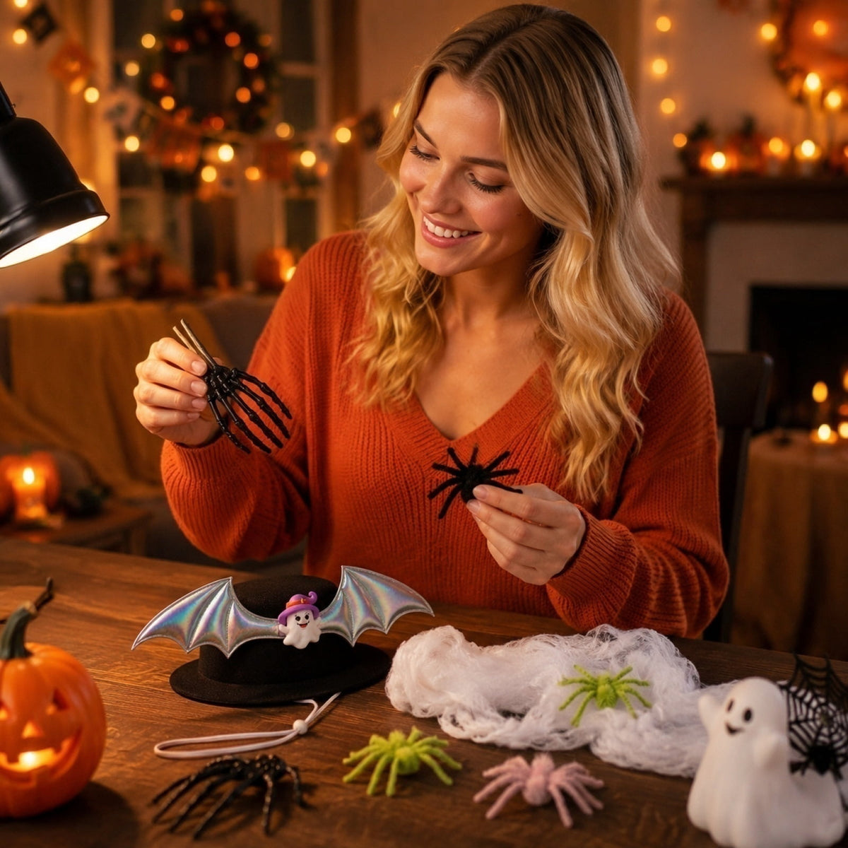 Halloween Garden Porch Decor, Porch Goose Outfits Halloween, 23 Inch Porch Goose Outfits, Witch Dress and Hat Set, Fits 23X11X26 Inch Standing Plush Goose for Front Porch Lawn