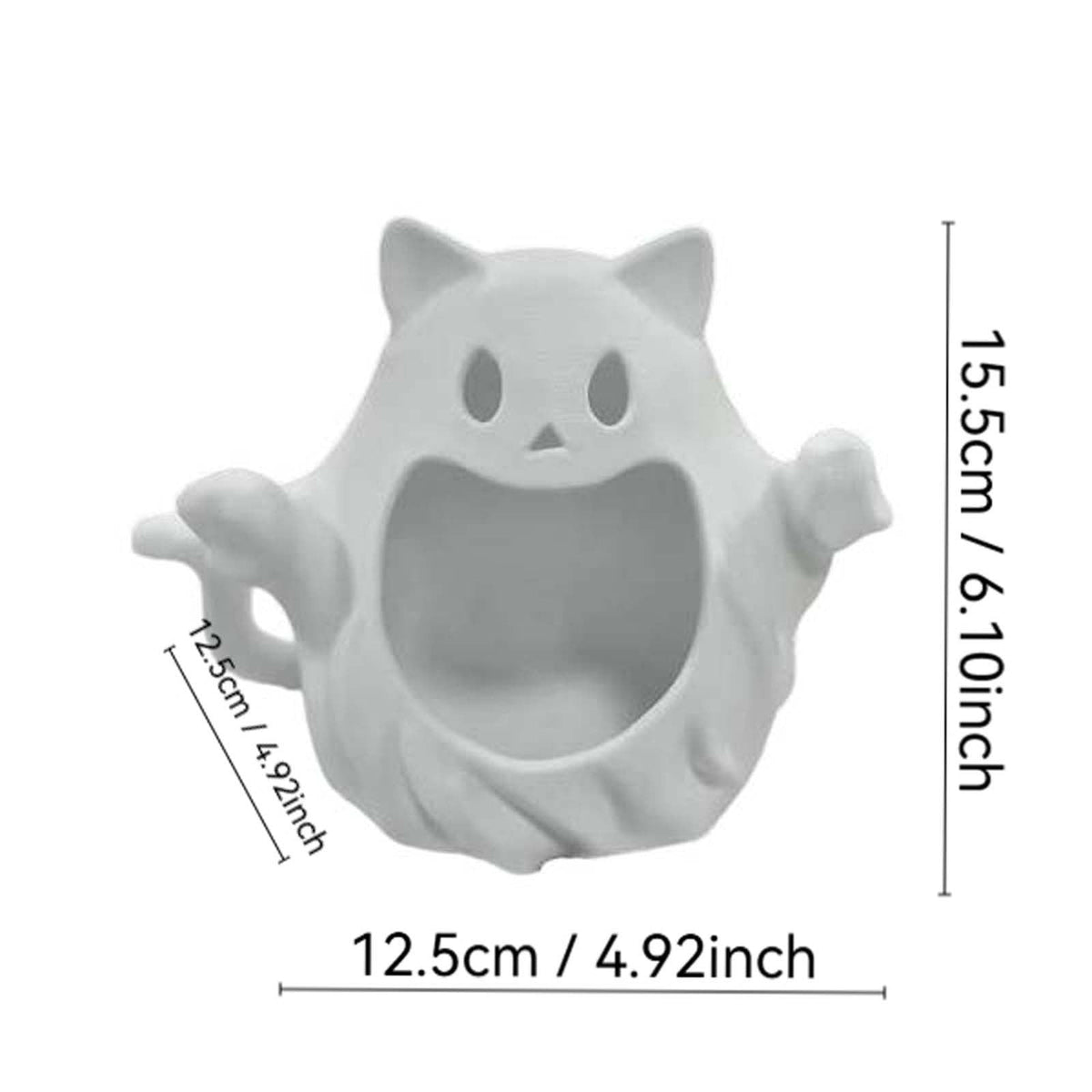 Diceymbol Halloween Pumpkin Snack Bowl Stand Collapsible Broomstick Candy Tray for Cupcakes & Desserts, Resin Serving Platter with Ceramic Pumpkin Bowls