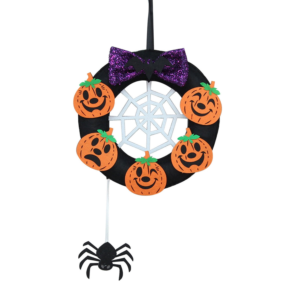 sruoe Halloween Decorations, Halloween Wreaths for Front Door, Artificial Wreaths, Indoor Outdoor Halloween Decor, Halloween Wreaths for Front Door, Halloween Party Decoration, Yard Decoration
