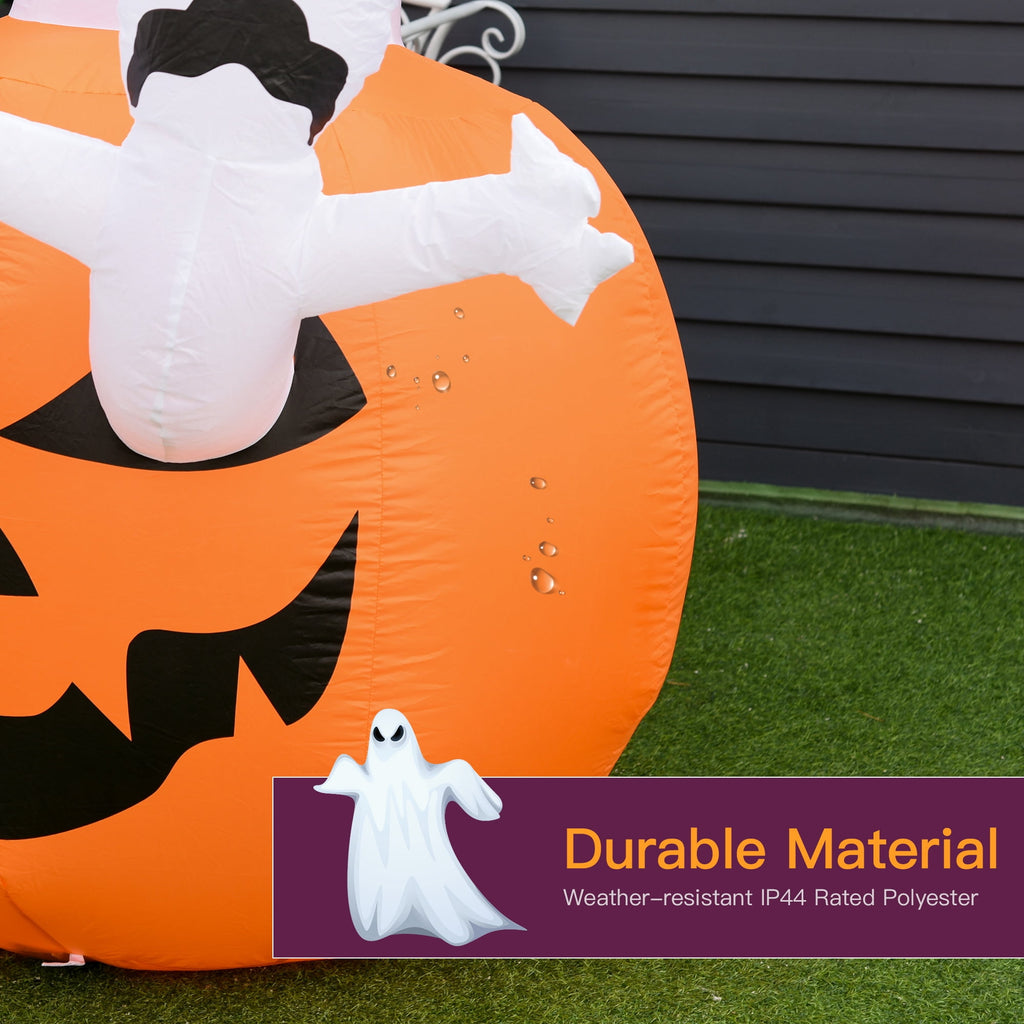 6ft Halloween Inflatable Reaper Motorcycle Outdoor Yard Decorations