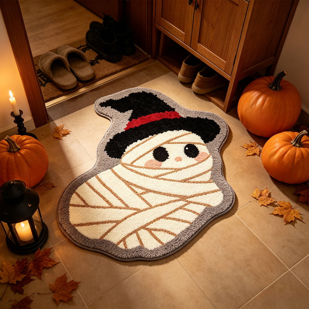 Wooowa Plush Style Multi Purpose Floor Mat Bathroom Entrance Coffee Table Carpet Fit for Fourth of July Decorations Patriotic Decor for Home Daily Holiday Festive Use