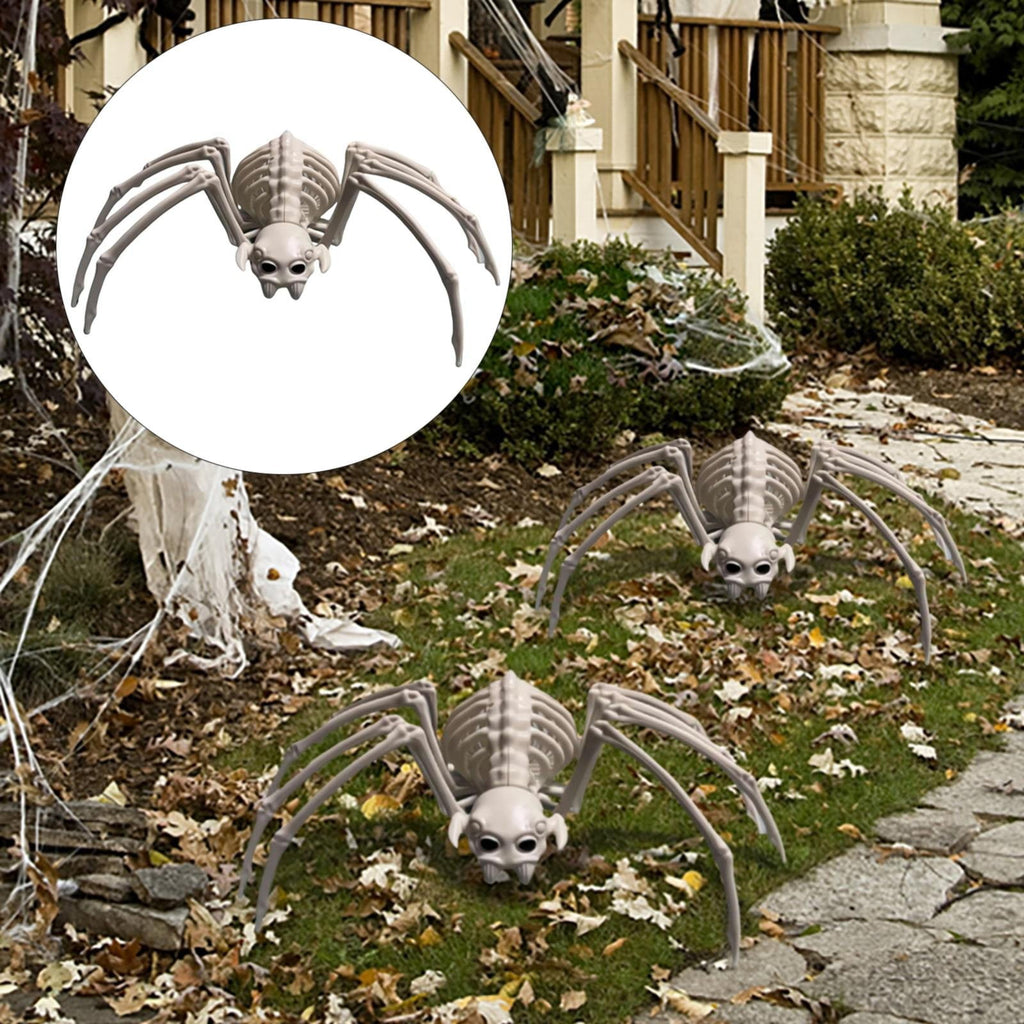 Uanit Halloween Spider Decoration Halloween Decoration Skeleton for Halloween Indoor Outdoor Decoration Plastic Decor Creepy Skeletons for Home Halloween Party House