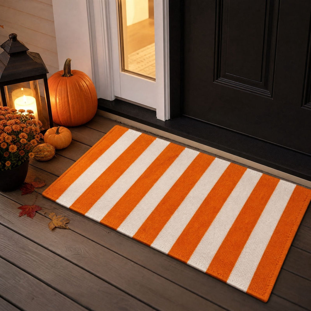Front Door Mat Indoor Outdoor Entrance Rug, Semicircular Entrance Mat, Half Round Waterproo Non-Slip Durable Rubber Doormat for Garage, Patio, 29.5 inch