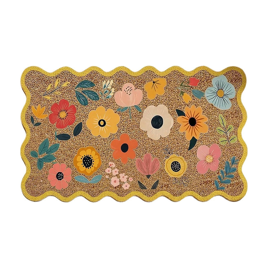 chaungfeng Welcome Fall Door Mat, Seasonal Pumpkin Decorative Doormat, Thick Non-Slip Rugs, for Indoor Outdoor Entrance Floor, Halloween Thanksgiving Decoration (23.6"X15.7")