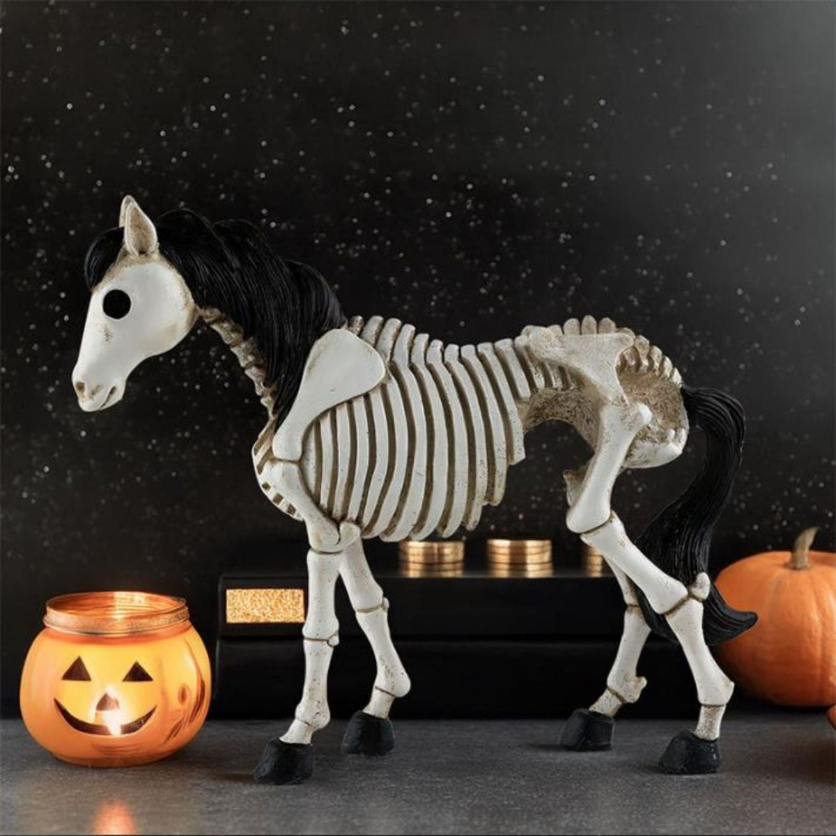 FNYOXU Halloween Skeleton, Animal Skeleton Halloween Decor, Skeleton Frog, Halloween Decoration for Home, Yard