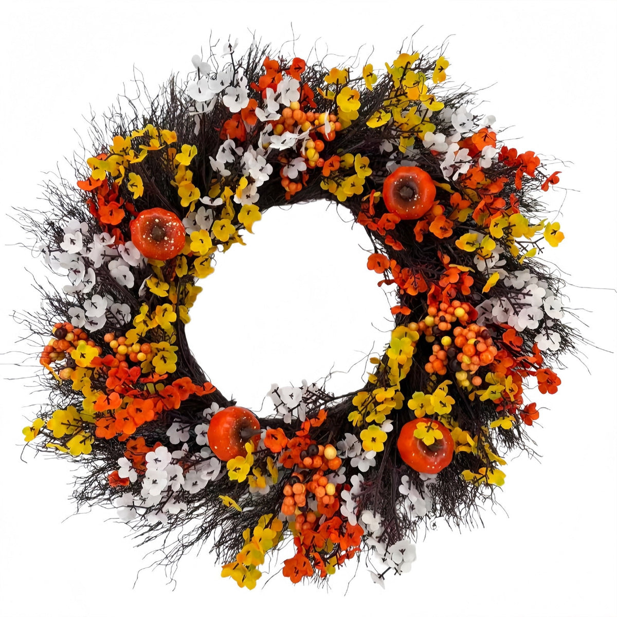 Nkmbld 4th of July Wreaths for Front Door, Independence Day Wreath Red White Blue Flower Wreath for Independence Day Memorial Day Flag Day Decor