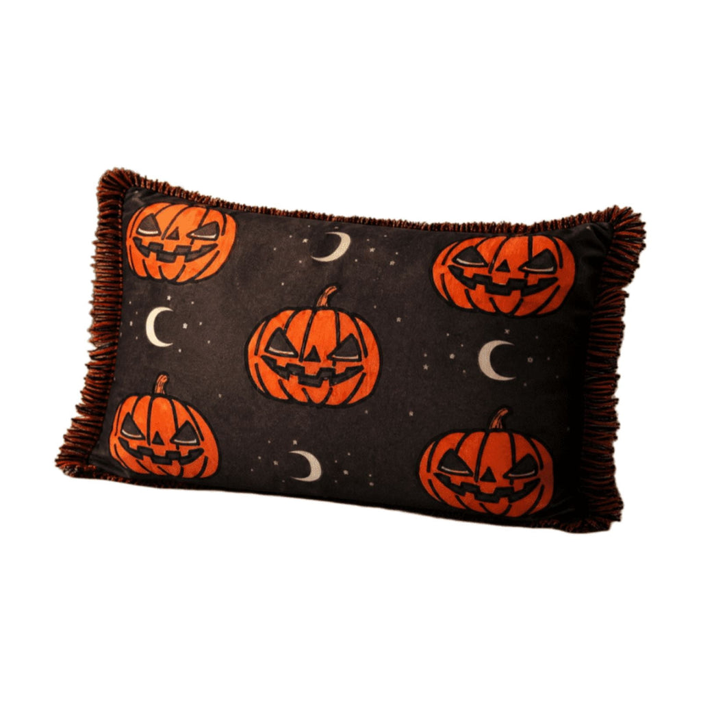 Cute Reading Ghost Plush Throw Pillow, Halloween Book & Pumpkin Bucket Ghost Stuffed Cushion, Spooky Season Decorative Pillow, for Sofa, Bedroom, Party Decor