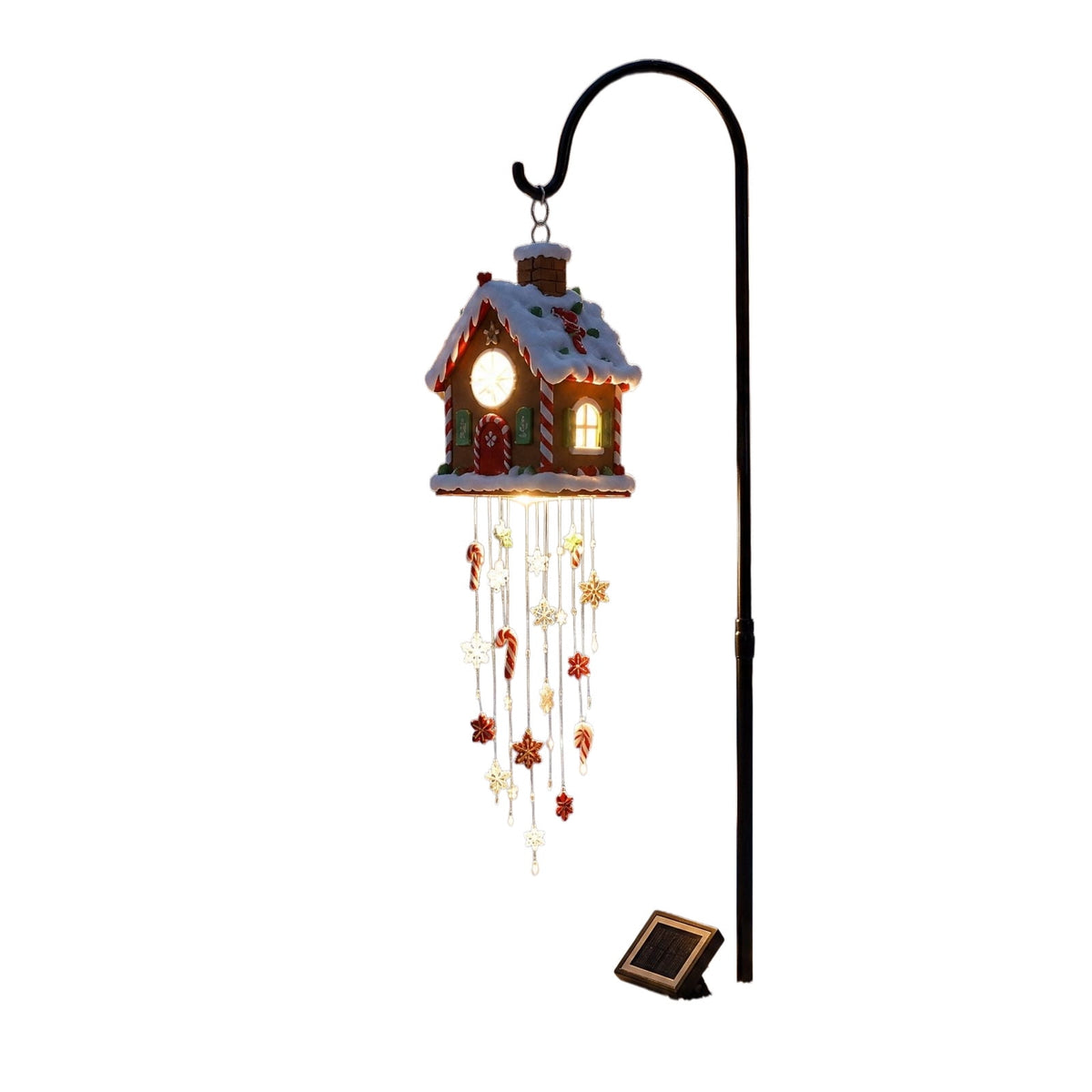 Halloween Solar Garden Stake Light,Metal Hanging Pumpkin Lantern Waterproof for Yard Lawn Proch