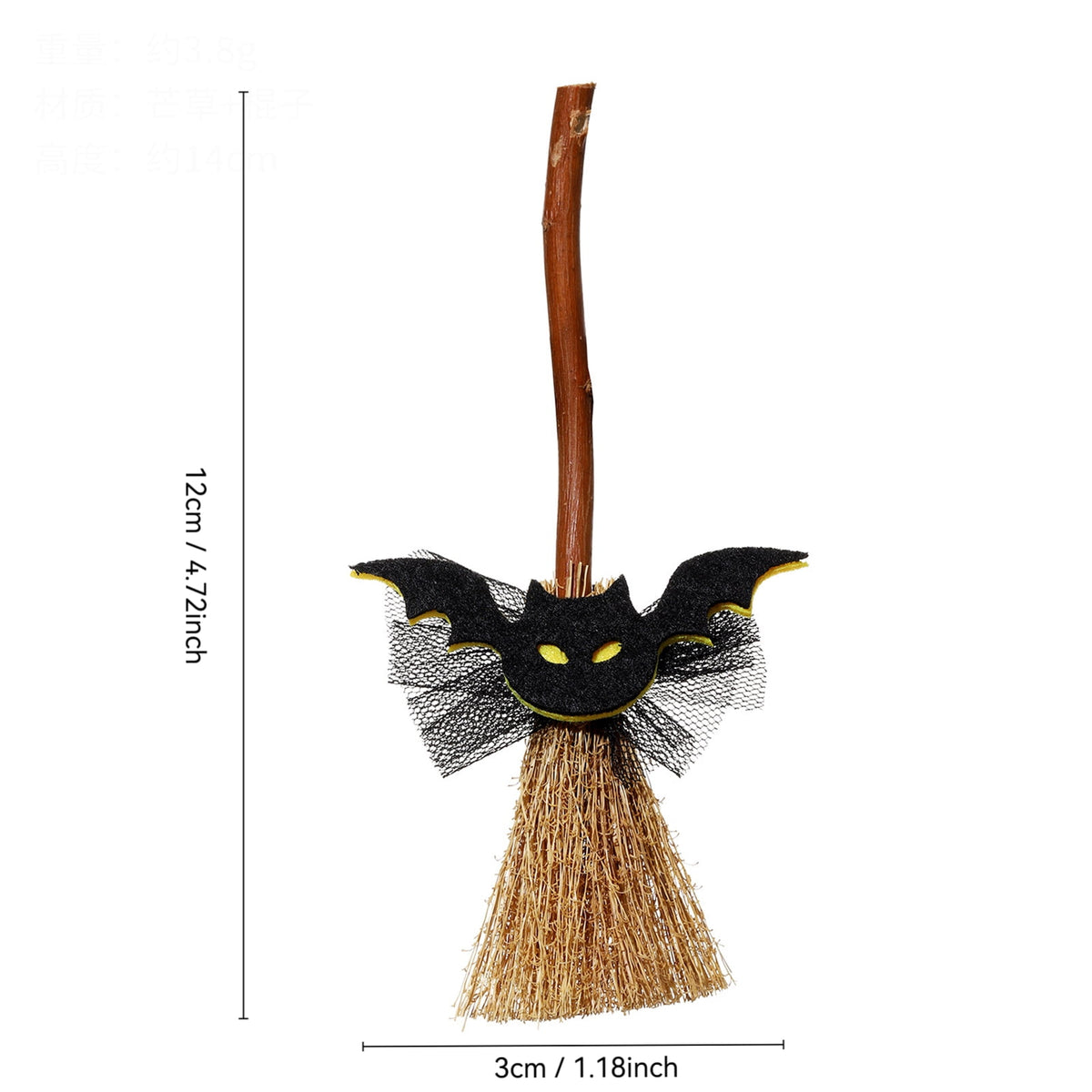 20PCs Halloween Magic Broom, Floating Broom Halloween, Animated Halloween Magical Brooms, Haunted Sounds Moving Animated Broomstick,Halloween Decor