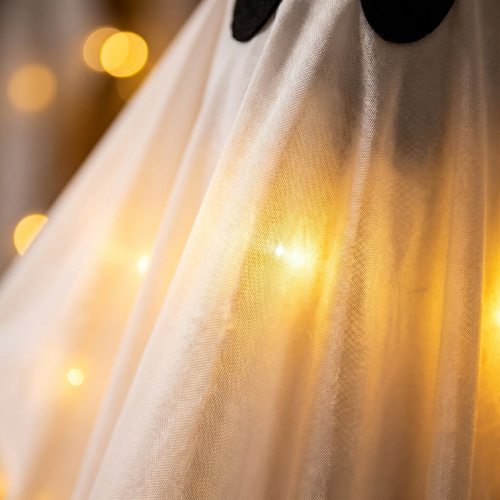 ANLTDTC Halloween Outdoor Ghost String Lights with Remote for Yard, Garden, Lawn, Porch