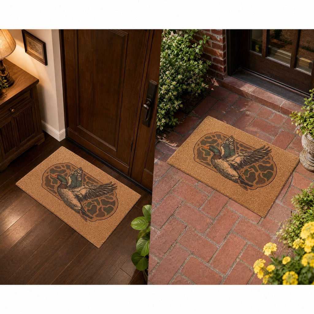 BZPIZ Halloween Cute Pumpkin Door Mat for Front Door, Doormat Outside Entrance, Halloween Decor for Porch and Entryway, Indoor & Outdoor Use Orange