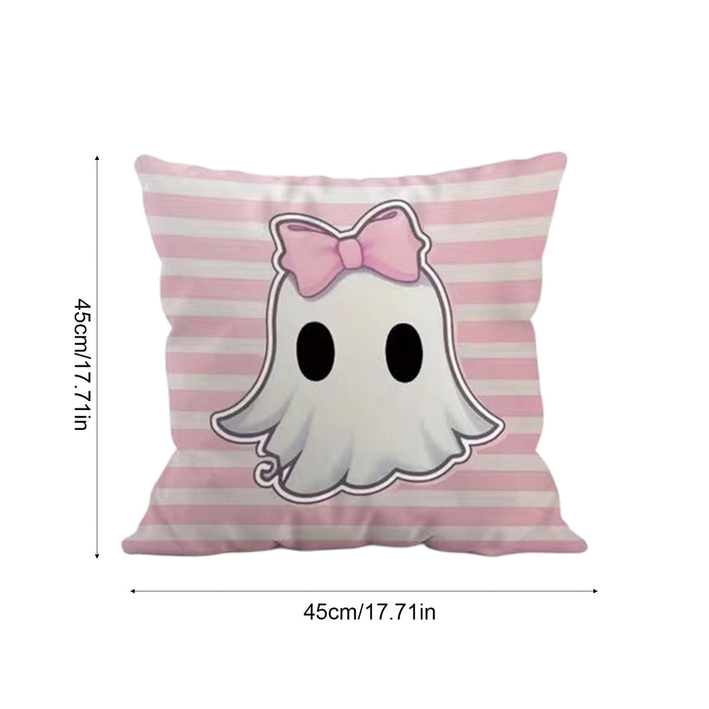 AuroraX Halloween Ghost Decor Outdoor Halloween Decoration Courtyard Tabletop Desktop Haunted Halloween Decoration for Yard Garden Pink
