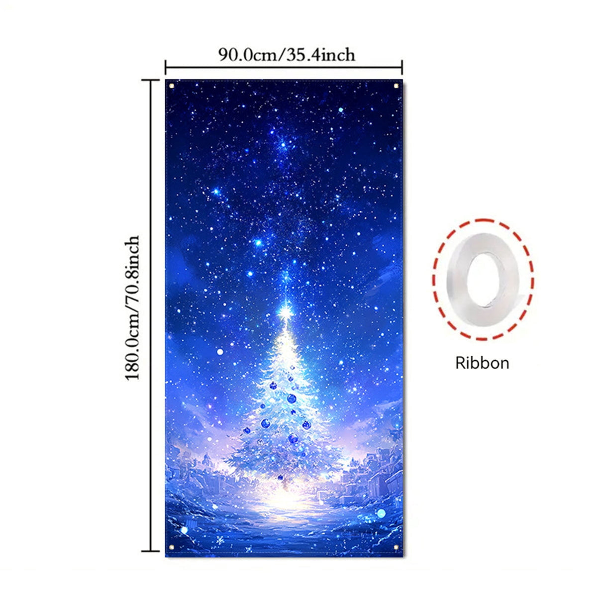 DAMAI Halloween Door Hanging Curtain Party Festival Scene Layout Supplies Decorative Porch Hanging Cloth