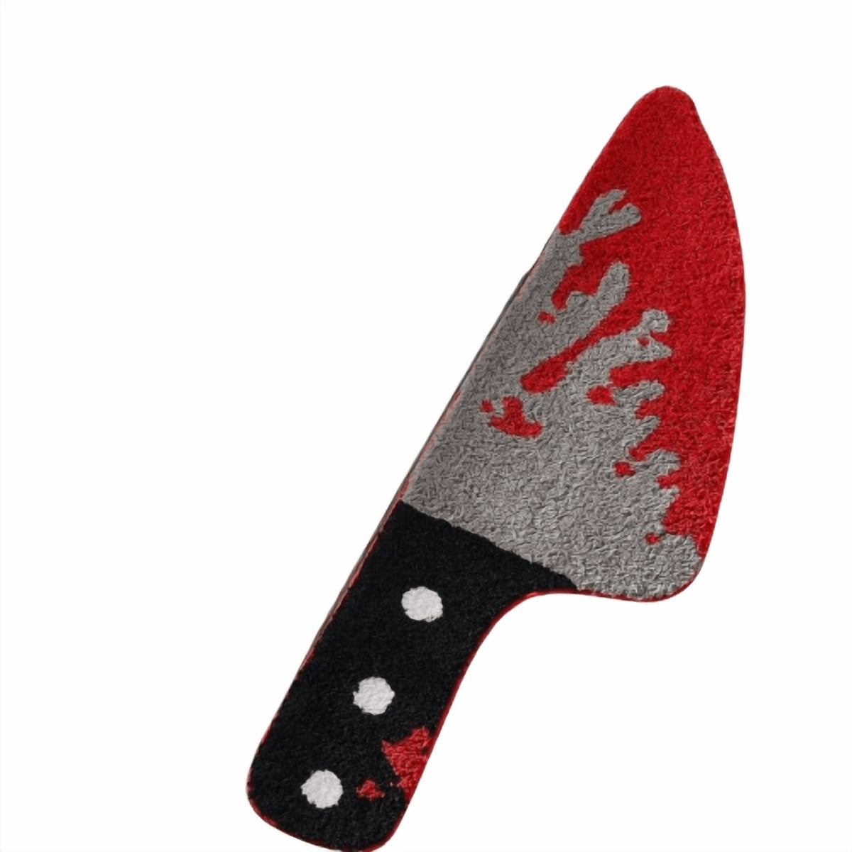 DAMAI Halloween Knife Throw Rug,15"W x 47"L Horror Movie Gothic Area Rubber Rugs Non Slip Machine Washable,Halloween Home Decorative Carpet for Kitchen Bathroom Bedroom Indoor Doormat