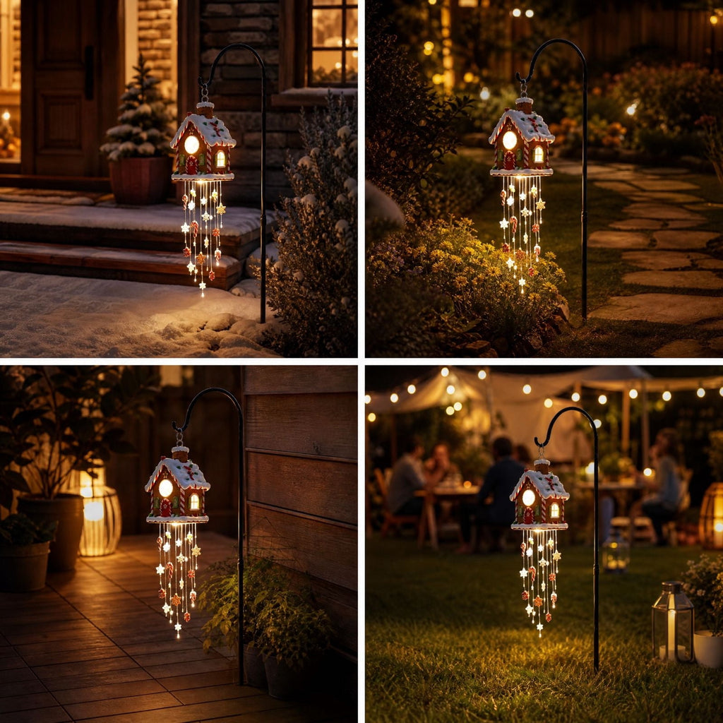 Halloween Solar Garden Stake Light,Metal Hanging Pumpkin Lantern Waterproof for Yard Lawn Proch