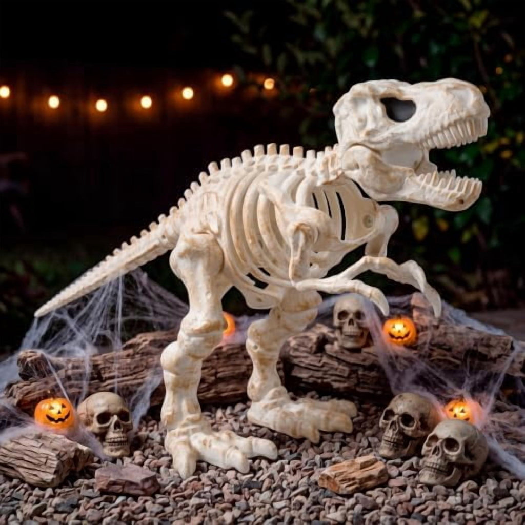 Joyfy 2 Pcs Duck Skeleton Halloween Decoration,4.5 Inch Posable Plastic Animals Halloween Skeleton for Indoor Outdoor Halloween Decorations,Haunted House Party Props