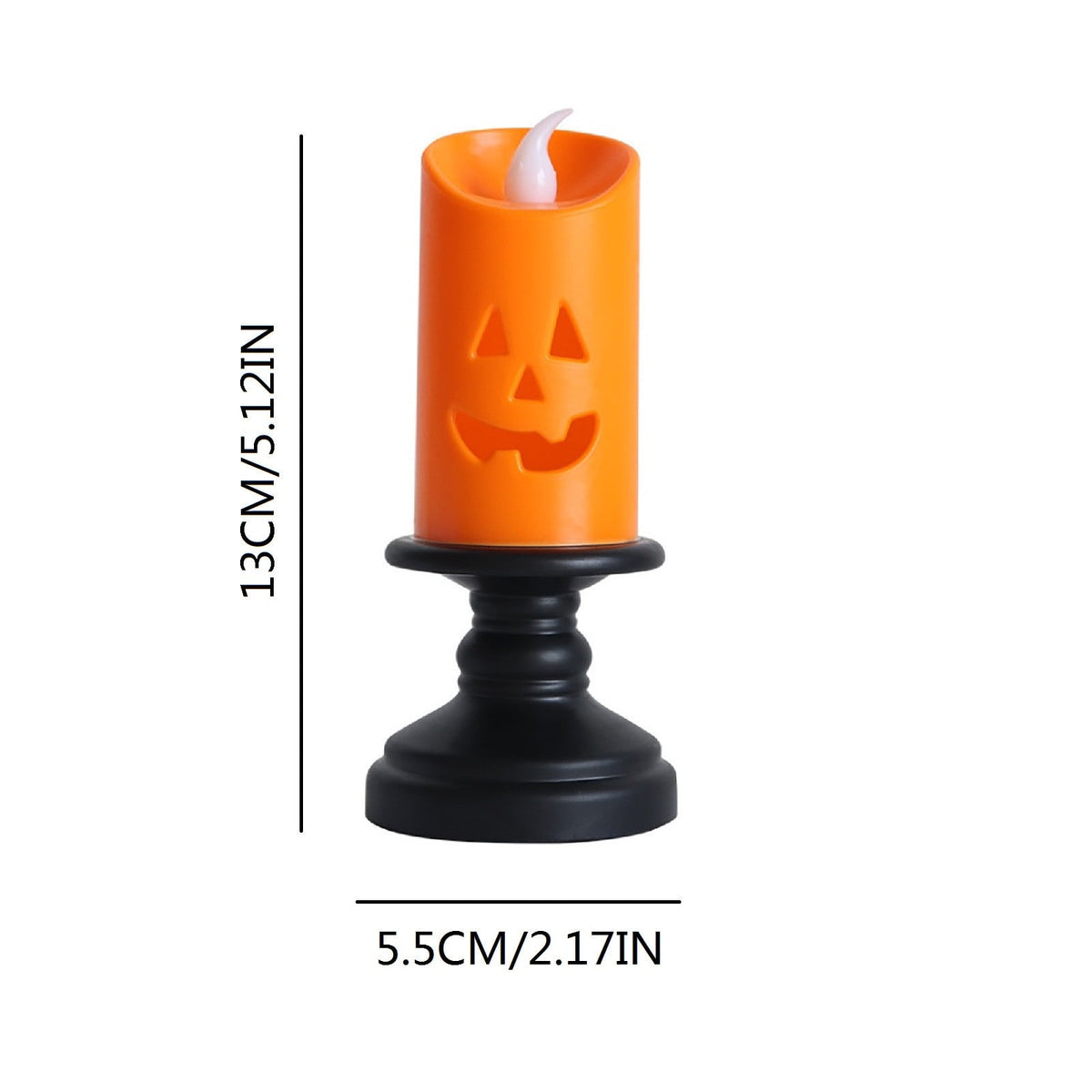 XGFHYJEH Halloween Decorations LED Candle Lights, 3pc Pumpkin Lantern, Halloween Indoor Decor, Halloween Table Decoration Ornament for Home Room Party