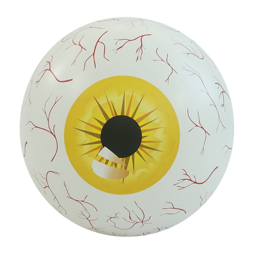 Loyerfyivos Halloween Eyeball Decorations Balloons,Eyeballs Blow Up Scary Bloodshot Eyeballs Indoor Outdoor Garden Halloween Decors for Lawn Party (A)