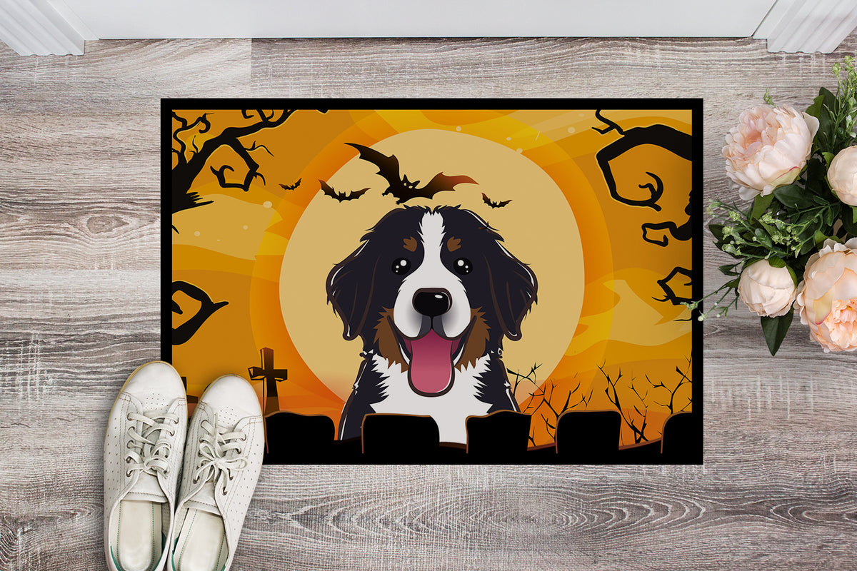 Carolines Treasures BB1795JMAT Halloween Bernese Mountain Dog Indoor & Outdoor Mat- 24 x 36 in.