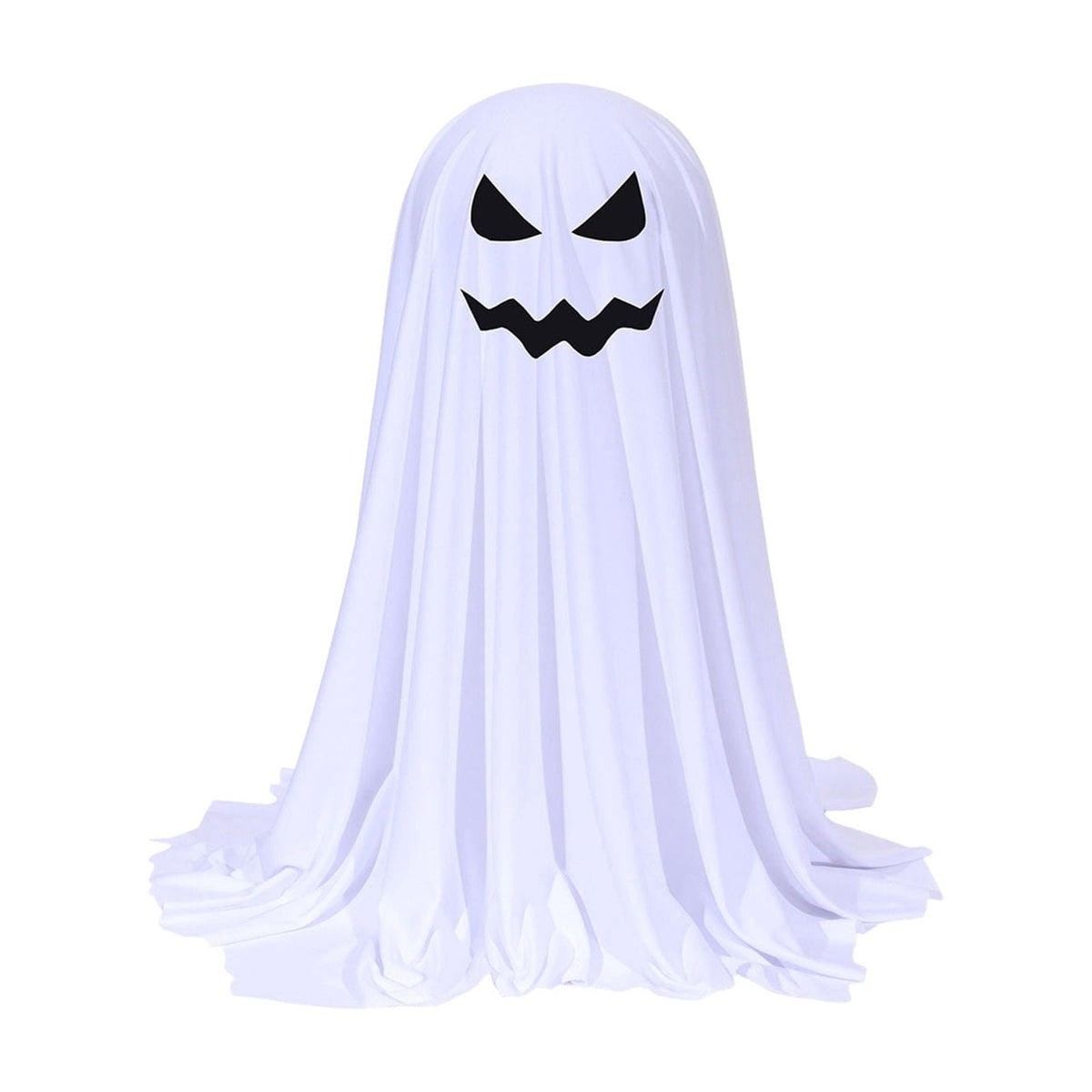 Aurorax Early Halloween Decorations Outdoor,Ghost Halloween Decoration 2 ft Realistic Waterproof Ghost Decor for Front Porch Yards Gardens Lawn Black