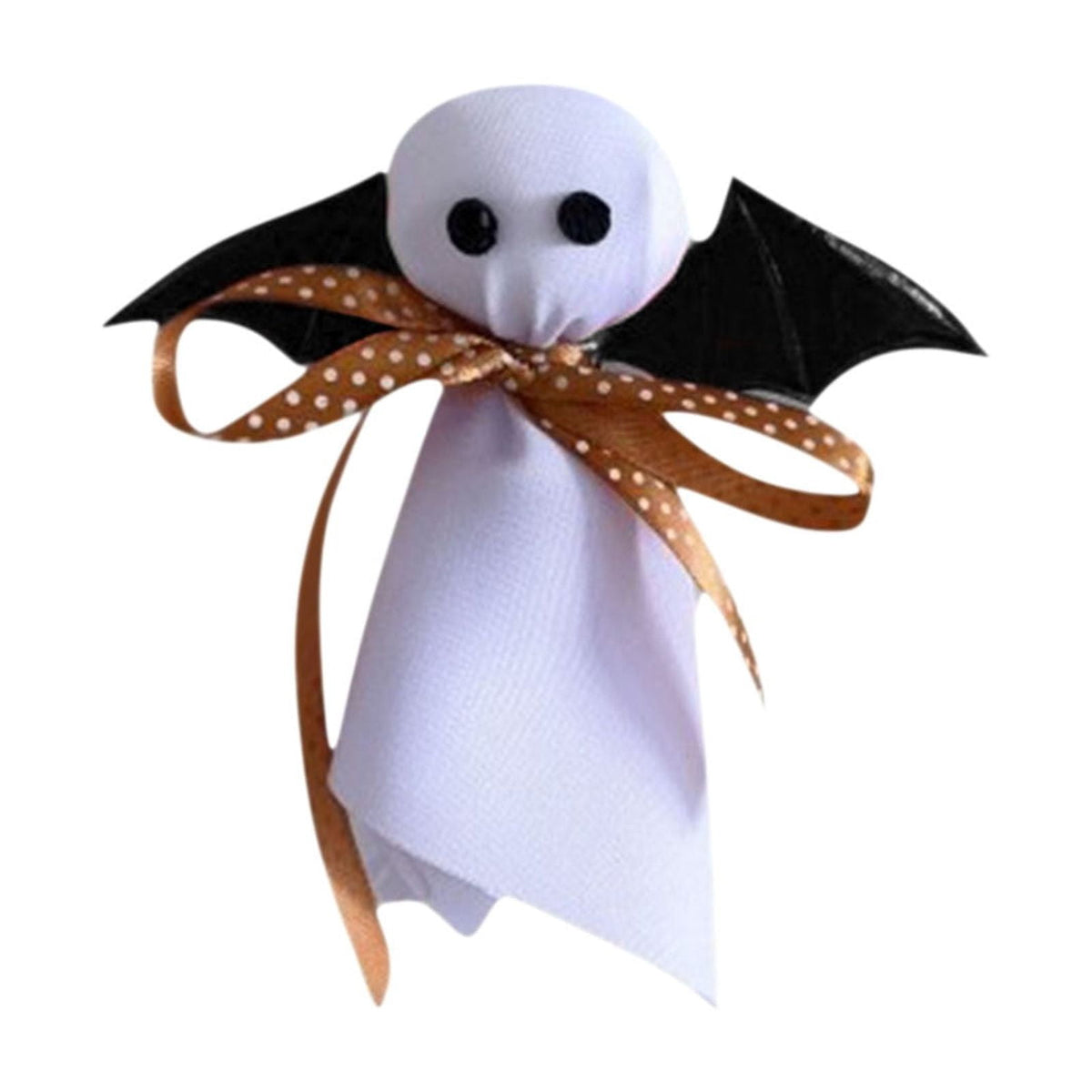 sruoe Fall Wreaths for Front Door Ghost Decoration Spooky Hanging Wreath for Halloween Party Pendant, Wall Window Decor, Festival Outdoor Hanging Ornament