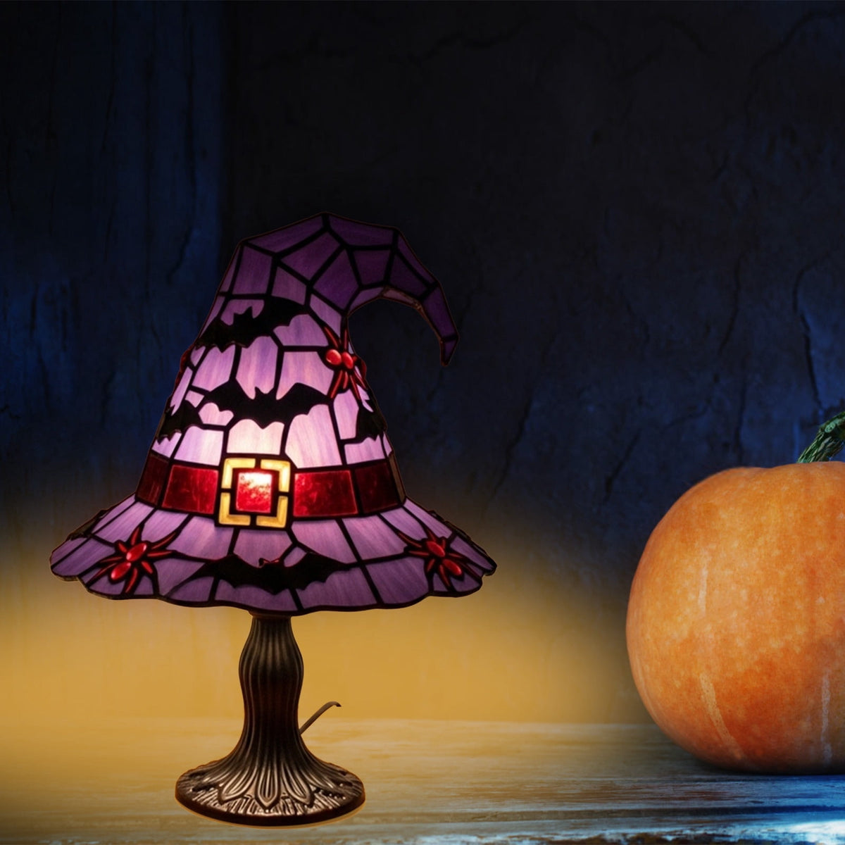 Halloween Ghost Night Light, Cute Ghost Playing The Guitar Lamp, Ghost Warm Lighted Figurine Lamps for Party Bedroom Study Room Home Dorm, Halloween Decor Indoor