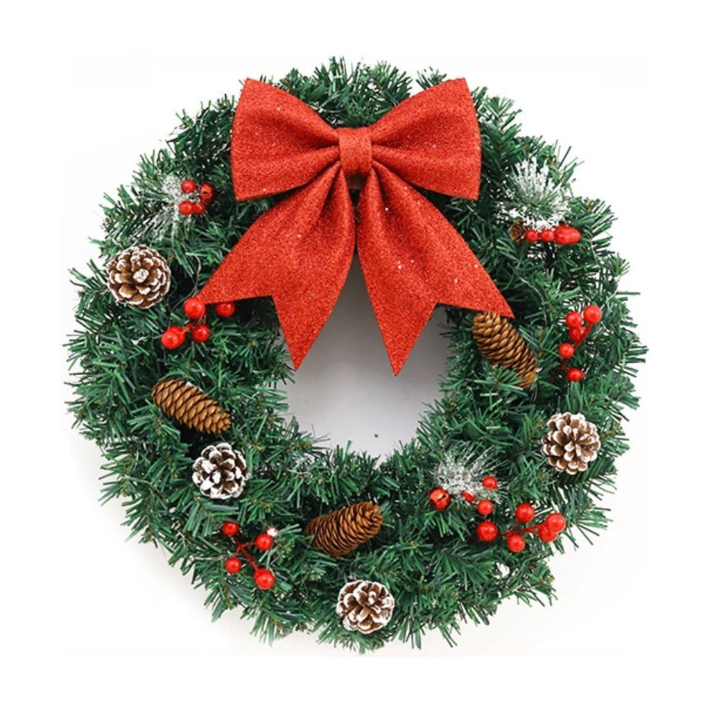 Nkmbld 4th of July Wreaths for Front Door, Independence Day Wreath Red White Blue Flower Wreath for Independence Day Memorial Day Flag Day Decor
